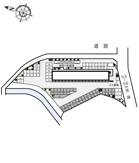 ★手数料０円★羽曳野市桃山台４丁目 月極駐車場